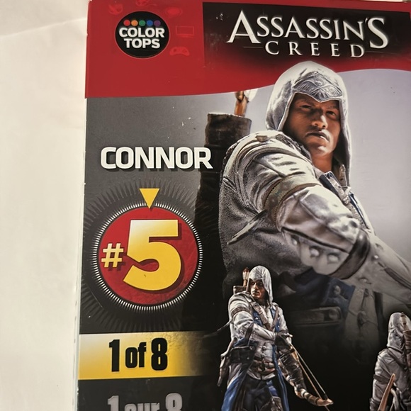 Assassins Creed 7” Action Figure Connor #5 Red Wave Color Tops Collector Edition - Picture 12 of 14